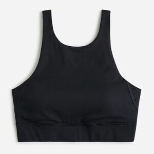J.Crew CloudStretch high neck sports bra, size S.